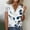 Navy womens tops, variant on up to 60% off Gifts Usmixi Womens Tops Sexy Lace Hollowed Patchwork Going out Loose Fit Tee Shirts Summer Cute Flowers Print V-Neck Short Sleeve Blouses Multicolor s