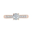 thumbnail image 3 of 3/4 Carat Diamond Engagement Ring Band in 14K Rose Gold (Ring Size 9) (I1-I2 Clarity), 3 of 5