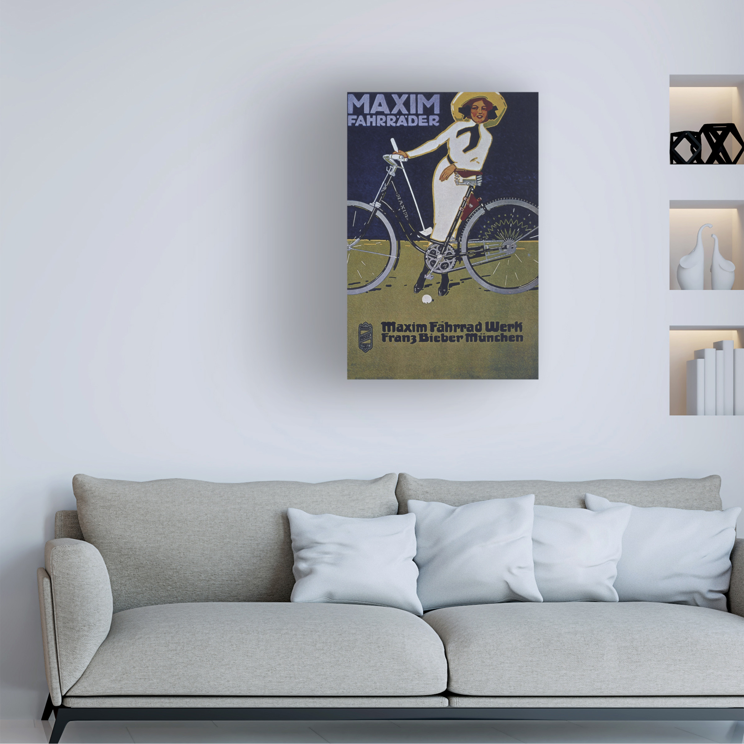 Trademark Fine Art "Bike 43" Canvas Art by Vintage Apple Collection