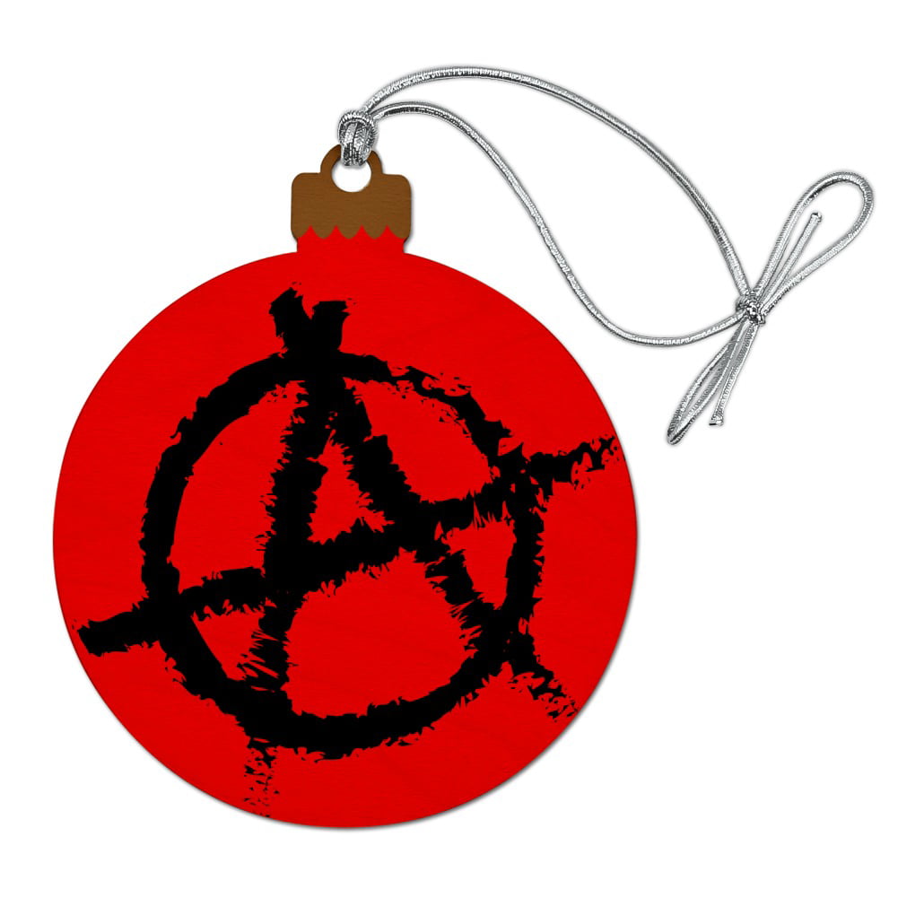 Anarchy A Hand Painted Ornament