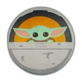 Baby Yoda Round Kids SkidResistant Foam Bath Rug, 23 x 23, Microfiber
