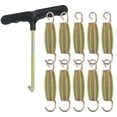thumbnail image 1 of HEALEEP 11-Pcs of Practical Design Metal Springs for Trampoline in Silver Color for General Users, 1 of 8