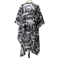 thumbnail image 2 of Chiffon de Coiffeur Robe de Coupe de Cheveux Salon Cape Soin des Cheveux, Noir Polyester Filet de Soin des Cheveux, 2 of 7