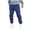 Blue, variant on Men's Casual Pants Stylish Autumn Winter High Street Leisure Trousers for Outdoor Running and Daily Wear Blue S