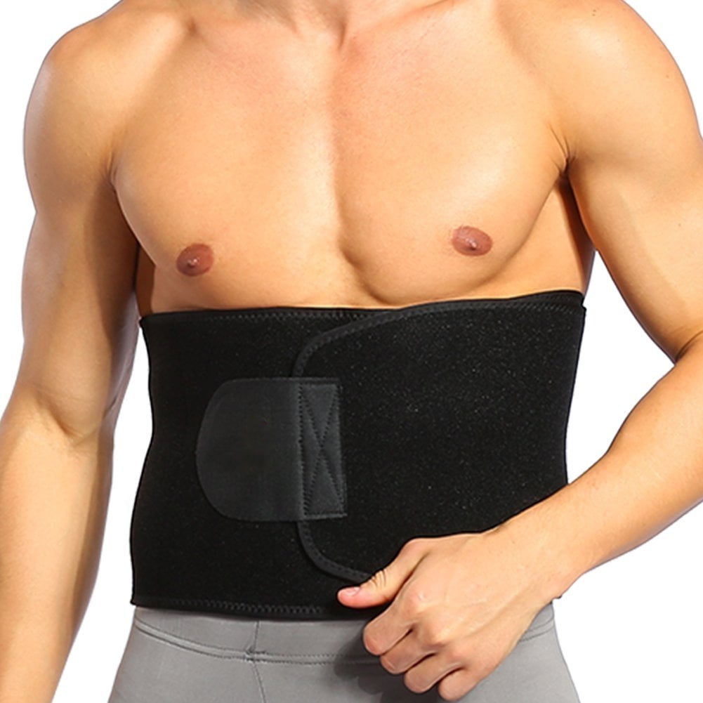 Hot Body Shaper Weight Loss Slimming Waist Trainer Trimmer Slim Belt Wrap Wasit Trimmer for Men 