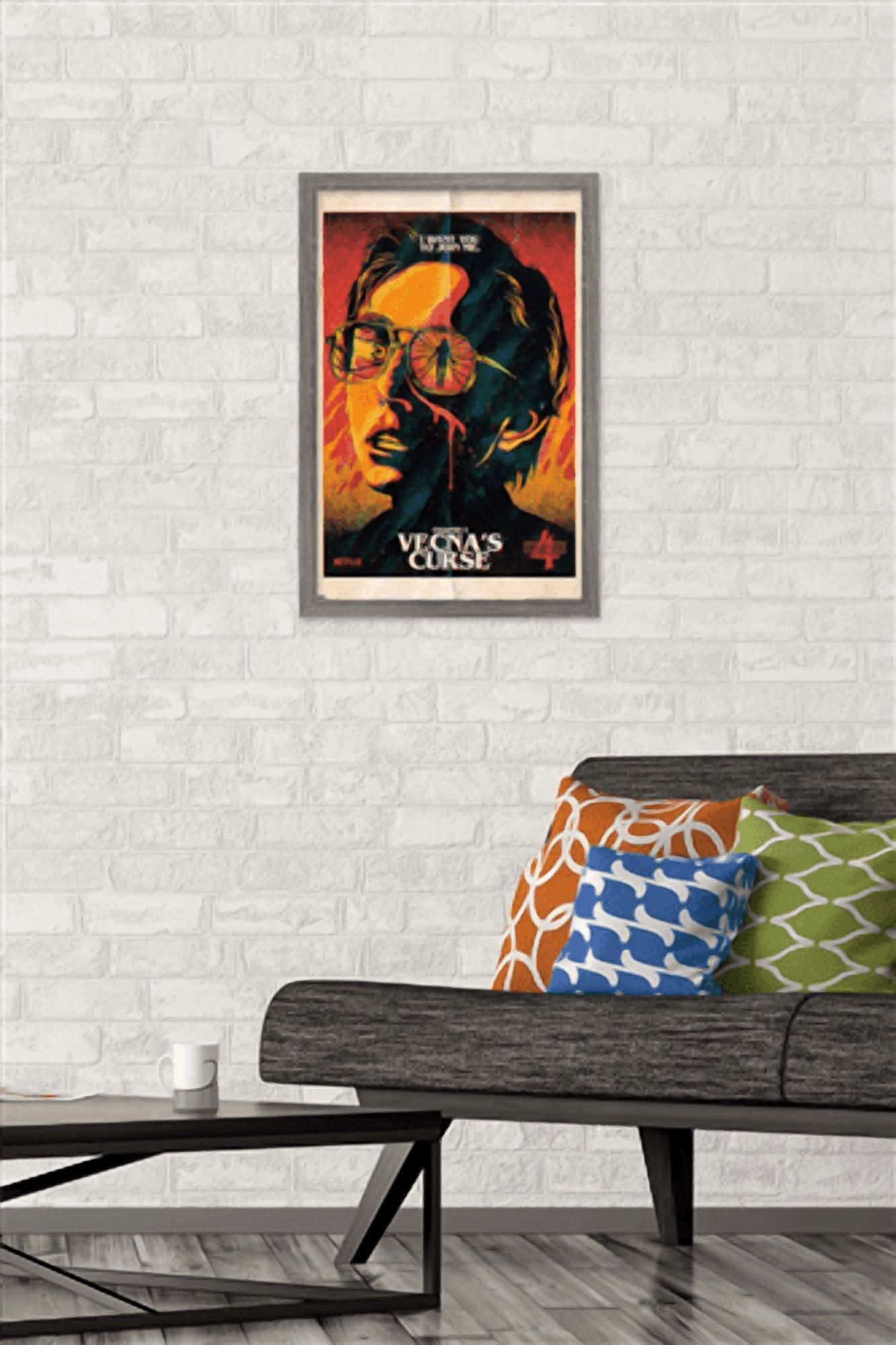 Netflix Stranger Things: Season 4 - Vecna's Curse Wall Poster, 14.725" x 22.375" Framed