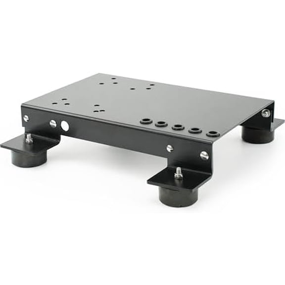 Pressure Washer Skid Plate Frame,10’’x 16’’ Skid Plate，Painted Steel，Attached are Four Detachable Rubber Foot Pads$$Tools