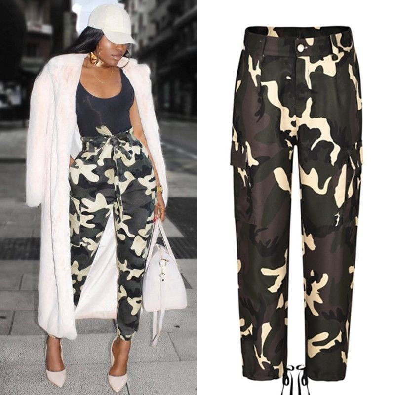 plus size camo cargo pants