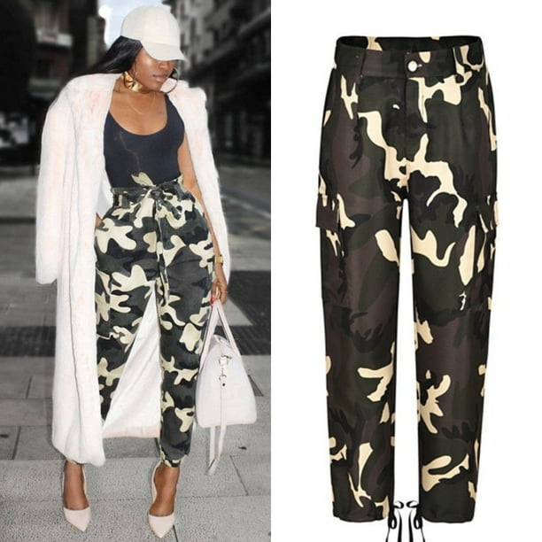 camo trousers plus size