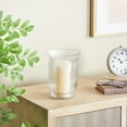 thumbnail image 2 of DecMode 8" Ribbed Glass Vase, 2 of 13