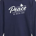 thumbnail image 3 of Instant Message - Peace Be With You - Toddler & Youth Long Sleeve Graphic T-Shirt, 3 of 6