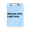 thumbnail image 1 of Derretir sonrisa agradable belleza Portapapeles Carpeta de escritura Placa de soporte A4, 1 of 4