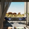 thumbnail image 6 of Lacoo 2 Pack Utility Tray Steel Zero-Gravity Chair - Blue, 6 of 7