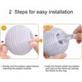 thumbnail image 2 of Lantern String Lights Plug in, Outdoor Lantern Lights String 23FT -50 Nylon Lantern String Lights for Patio,White Lights String for Bedroom(Lanterns, 2 of 5