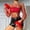 Red gothic crop top for women a1, variant on Gothic Crop Top For Women Long Sleeve Sequin Hollow Out Round Neck Party Tshirt Elegant Evening Clubwear Fashion Top, White M