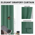 thumbnail image 5 of Easy-Going Blackout Curtains, Green, 52 x 84 inch, 5 of 7