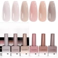 thumbnail image 1 of Set de esmaltes de uñas CANNI Jelly Nude Gel 9 ml, 6 colores Soak Off, 1 of 9