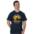 thumbnail image 4 of Funny On the Other Line Fishing Pun Men's Graphic T Shirt Tees Brisco Brands S, 4 of 4