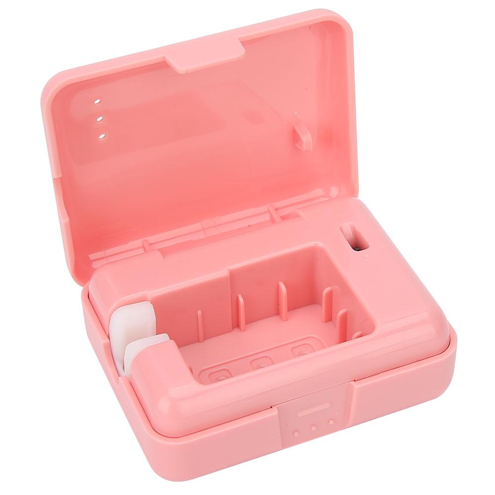 Tebru UV Toothbrush Sanitizer, Wall Mounted Toothbrush Sterilizer Holder, 5min Timed