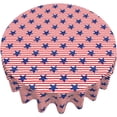 thumbnail image 5 of Patriotic Tablecloth 4th of July Tablecloth Washable Reused Table Cover Blue Star Round Tablecloth 60 Inch for Holiday Dinner Picnic Outdoor Party Dining Room Table Decor, 5 of 6