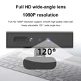 thumbnail image 4 of Cámara web de reconocimiento facial 360 Rotación 5MP Full HD 1080P Webcam 120 Gran angular, 4 of 8