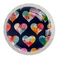 thumbnail image 1 of 4 Pcs Valentine's Day hearts Knobs for Kitchen Cabinet Cupboard Dresser Bookcase Drawer Pulls Handles Round Home Decor, 1 of 5