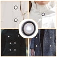 thumbnail image 4 of 10pcs Round Shaped Button Pearl Handcraft Tools Coat Clothes Button DIY Sewing Buttons for Decor Use (10#Pattern, 40L=25.0 MM), 4 of 8