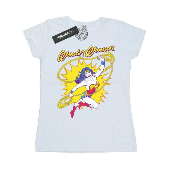 DC Comics T-Shirt en Coton Femme Wonder Woman Leap