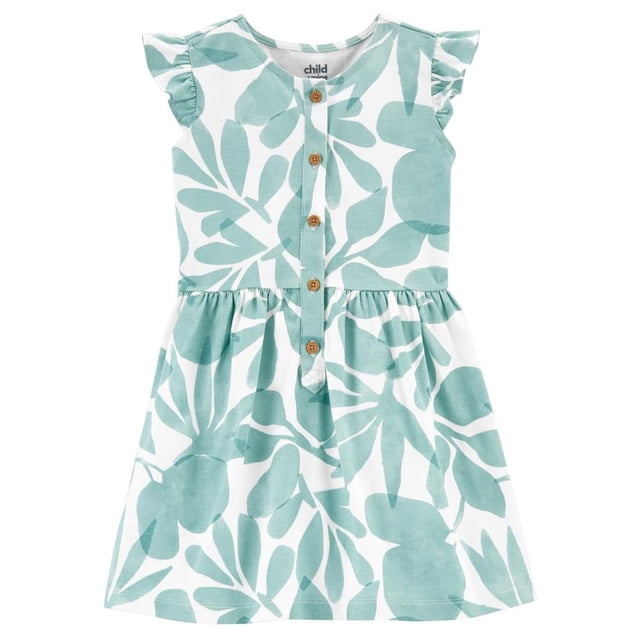 Vestido Child of Mine Azul 4T Estampado de flores