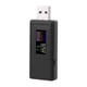thumbnail image 2 of Probador de Cargador USB Ticfox Medidor de Potencia USB Tipo C Negro, 2 of 9