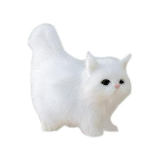 Belle Simulation Électrique Peluche Chat Jouets Peluche Poupée Cadeau Ornements (D)