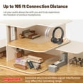 thumbnail image 3 of Wireless Headphones for TV Watching, BKM600 Wireless TV Headphones with Bluetooth USB Transmitter(Optical, AUX, RCA and USB Output), 3 of 9