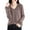 Coffee, variant on Female Sweaters Women's Roll Neck Sweater with Long Sleeves, Midweight Fall Sweater M