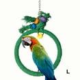 thumbnail image 4 of Bird Swing Rope Cotton Colorful Beads Bird Hanging Toy Parrot Chewing Toy, 4 of 6