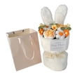 thumbnail image 4 of Ramo de flores de ganchillo completado, ramo tejido a mano, ramo de flores de ganchillo completo para suministros de fiesta, regalo del Día de San naranja, 4 of 8