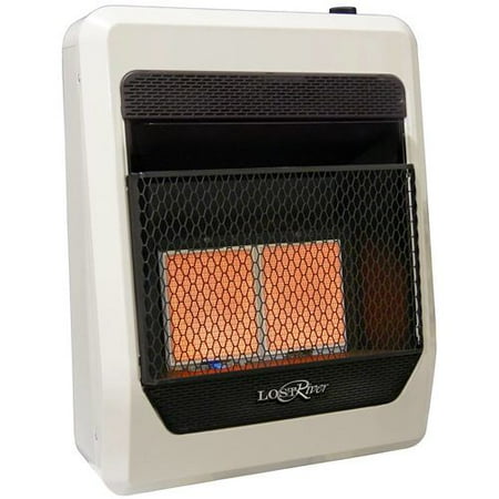 Comfort Infrared Natural Gas Heater - Lost River Natural Gas Ventless Infrared Radiant Plaque Heater - 20,000 BTU, Model# LR2TIR-NG