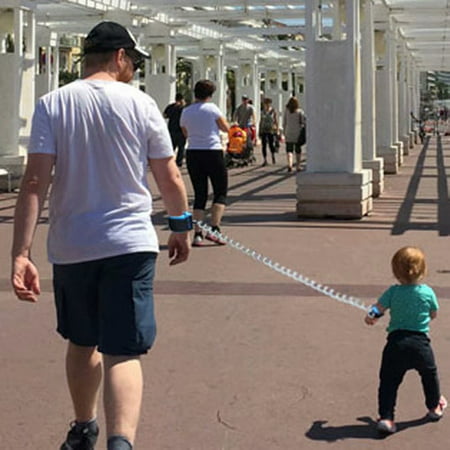 Noroomaknet Kids Baby Safety Anti-lost Strap Walking Harness Toddler Link Wrist Leash Belt,1.5m Length