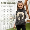 thumbnail image 3 of Xoenoiee Raven Moon Print Kids Warm Winter Vest, Sleeveless Polar Fleece Jacket with Zipper, Stand Collar Outerwear with Pockets for Toddler Boys, Size 2T, 3 of 7