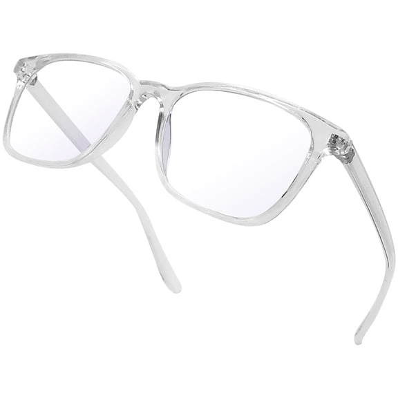 KANASTAL Blue Light Blocking Glasses for Men Women - Blue Light Filter Glasses TR90 Transparent Frame Comfort Fit for Gaming Computer Screen Use Clear Lens