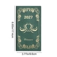 thumbnail image 2 of Bxaolu Daily Planner A6 Mini Notebook Pocket Agenda, Small Planner, 120 Pages, 3.78" x 6.8" Pocket Calendar Planner For Women Men Home Office Supplies, 2 of 7