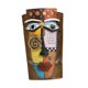 thumbnail image 5 of Maceta con forma de cabeza maya colorida, multifuncional, decorativa y con drenaje. Tamaño l, 5 of 9
