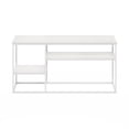 thumbnail image 4 of Furinno Moretti Modern Lifestyle TV Stand for TV up to 50 Inch, Solid White/White, 4 of 6