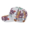 thumbnail image 4 of Las Pasas de California Gorra de Béisbol para Hombres, Mujeres y Niños, Gorra Clásica de Visera Plana, Gorra Hip Hop Trucker, Snapback Ajustable, 4 of 5