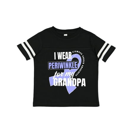 

Inktastic I Wear Periwinkle for My Grandpa Stomach Cancer Awareness Gift Toddler Boy or Toddler Girl T-Shirt