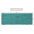 thumbnail image 2 of Home Weavers Bell Flower Collection Bathroom Rug 100% Cotton Tufted Bath Rugs, Soft Absorbent Bath Rugs, Non-Slip Bath Mats, Machine Washable, Bath Mats for Bathroom Floor, 21"x54" Runner, Turquoise, 2 of 9