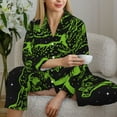 thumbnail image 6 of Naloa DINOSAUR IN SPACE Pajamas for Women Set, Womens Pajama Sets, Lounge Sets for Women, 2pjs for Women-X-Large, 6 of 7