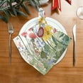 thumbnail image 2 of GZHJMY Wild Flower Cloth Napkins Set of 6,Reusable Washable Polyester Dinner Table Napkins for Kitchen,Dining,Restaurant,Party Decoration, 2 of 7