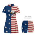 thumbnail image 4 of Aplkyhs Matching Golf Shirts for Couple USA American Flag Eagle Machine Washable Matching Couple Golf Shirts Woman Golf Sport Cloth Set Breathable Fabric for Golf Tennis Hiking Running Gym, 4 of 6