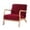 Wine Red, variant on SUNICOL Stretch Armchair Slipcover with Zipper, Jacquard Spandex Wood Arm Chair Cover Protector, Elastic Removable Accent & Dining Chair Covers for Living Room, Home Decor, Black