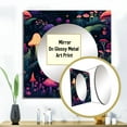 thumbnail image 3 of Designart "Enchanted Mushrooms Enchanted Forest I" Mushroom Square Mirror For Wall Decor - Large Pink Square Printed Wall Mirror Art - Square Traditional Mirror - Wall Mounted Square Large Mirror, 3 of 5